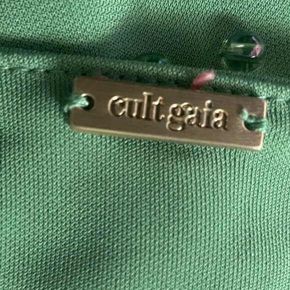 Cult Gaia Issey Dress Calla Lily Green Size Medium - Picture 6 of 8